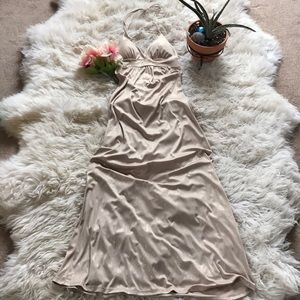 Gold glittery gown
